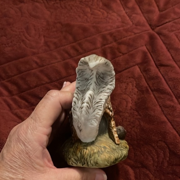 SQUIRREL! VTG Homco Masterpiece Porcelain Squirrel Figurine Signed Mizuno 1986 - Picture 4 of 13